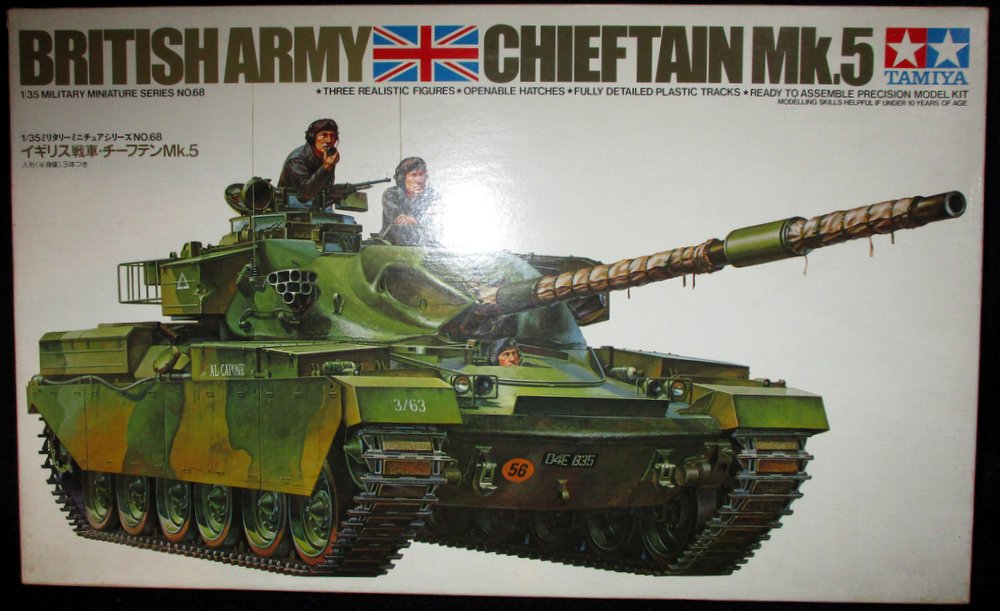 タミヤ 1 35ミリタリーミニチュアシリーズno 68 イギリス戦車 チーフテンmk 5 まんだらけ Mandarake