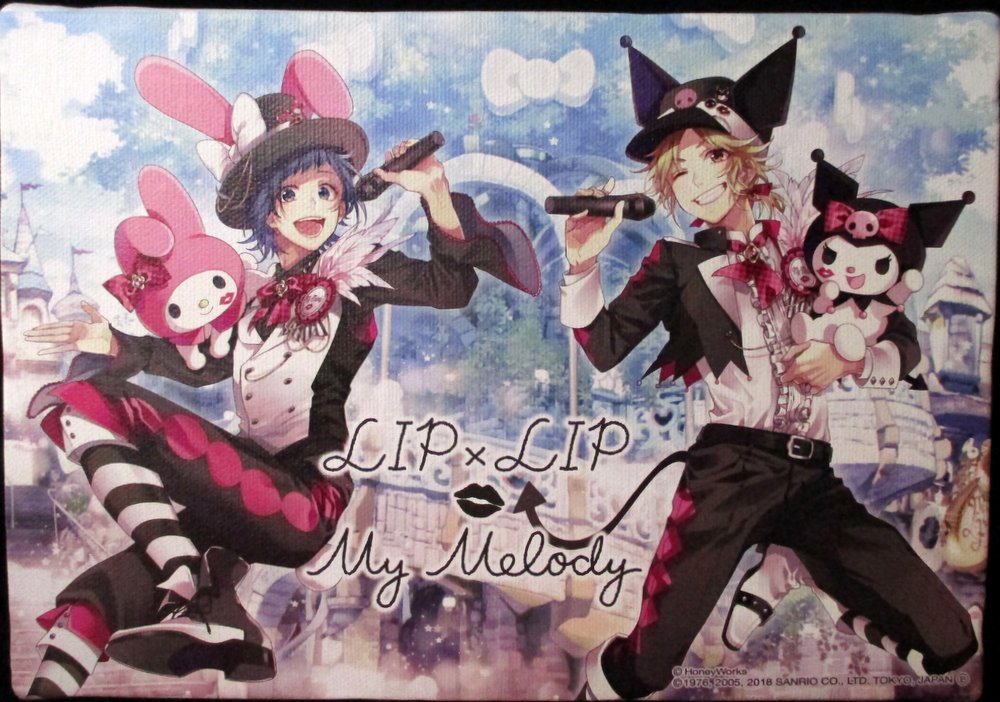 マリモクラフト Honeyworks My Melody ウォールキャンバスm Lip Lip 勇次郎 愛蔵 マイメロディ クロミ ヤマコ絵 Merchpunk