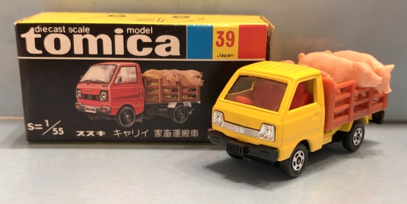 トミカ スズキ キャリィ 家畜運搬車 - ミニカー