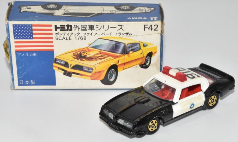 販売売り TOMICA トミカ 青箱 F42 ポンティアック ファイアーバード