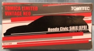 TOMICA LIMITED VINTAGE NEO/香港限定 Honda Civic SiRII(EF9)Group A.Plain Color(Black)