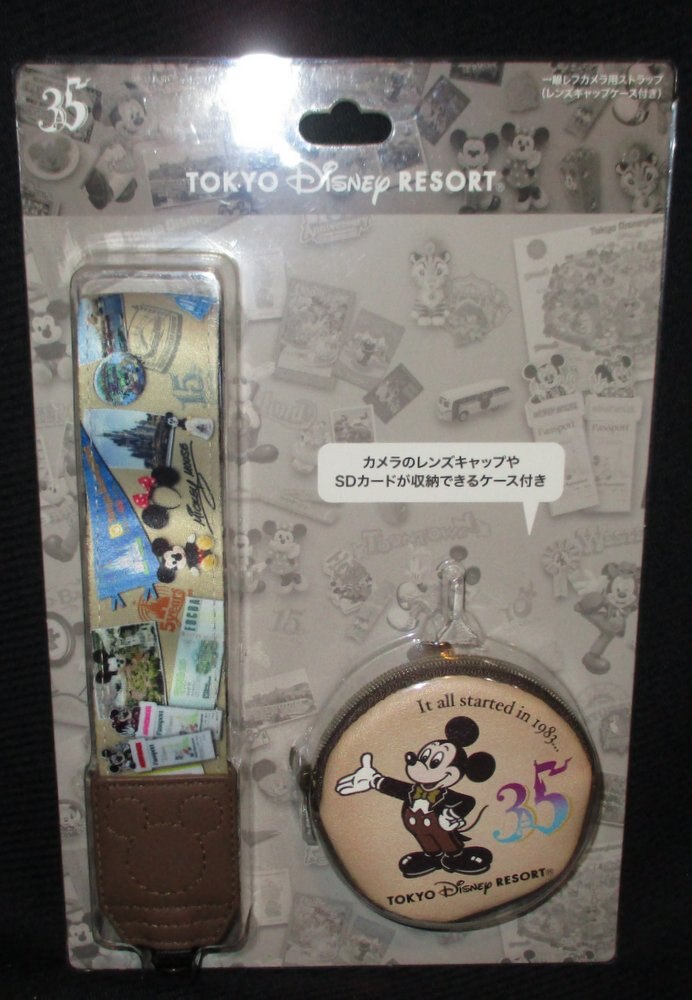 まんだらけ通販 東京ディズニーリゾート ミッキーマウス Tdr35周年 一眼レフカメラ用ストラップレンズキャップケース付 コンプレックスからの出品