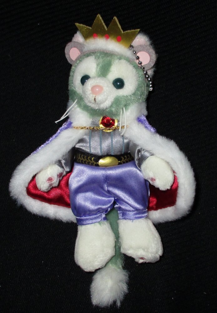 公式/送料無料  ぬいぐるみバッジ ジェラトーニ ネズミの王様 クリスマス タグ全て付 新品 キャラクターグッズ