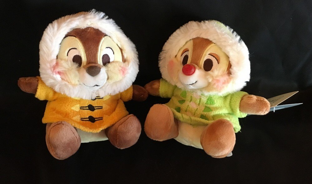 mandarake | disney store plush set chip and dale (yellow and