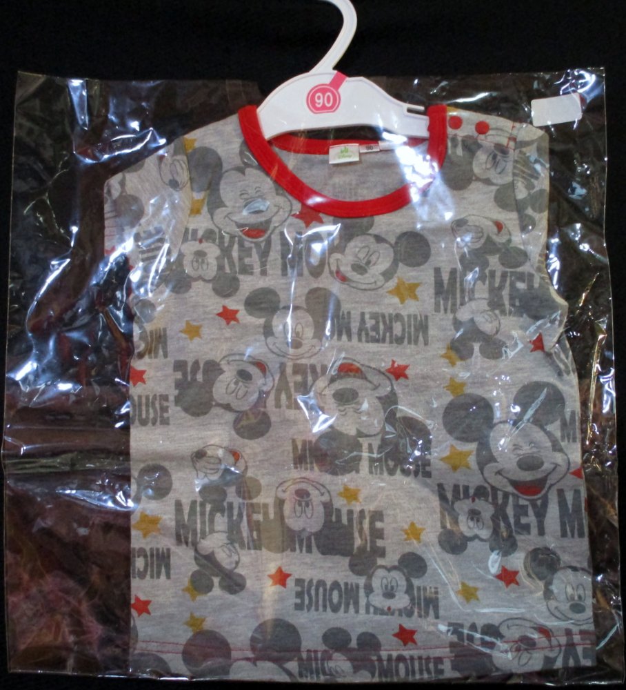 まんだらけ通販 東京ディズニーリゾート 子供服 ミッキーtシャツ グレー レッド 90 コンプレックスからの出品