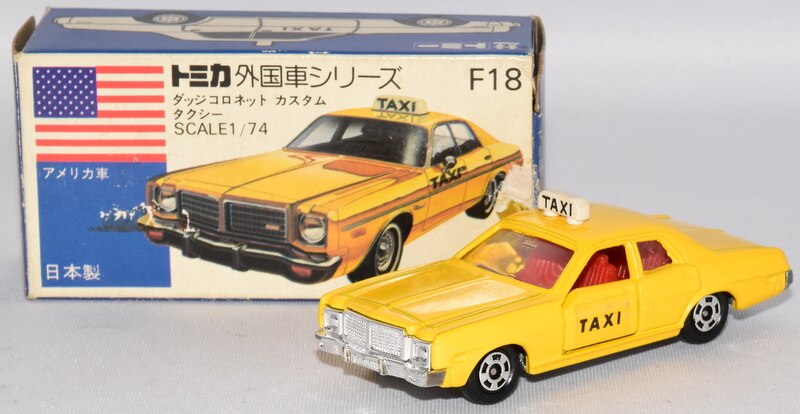 TOMICA　トミカ　ダッジ　コロネットタクシー　箱付き