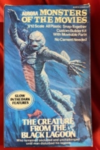 1/12 ALL PLASTIC ASSEMBLY KIT Creature from the Black Lagoon(GLOWS IN THE DARK)