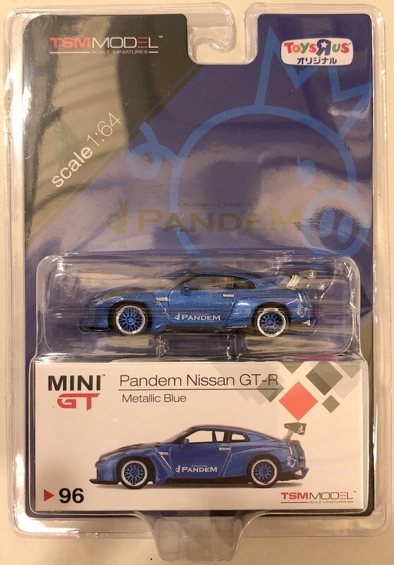 TSM MODEL 1/64トイザらスオリジナル MINI GT Pandem Nissan GT-R R35