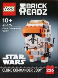 LEGO BRICK HEADZ クローンコマンダーコーディー/CLONE COMMANDER CODY 40675
