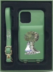 iPhone12/12Pro用スマホケース ストラップ付き