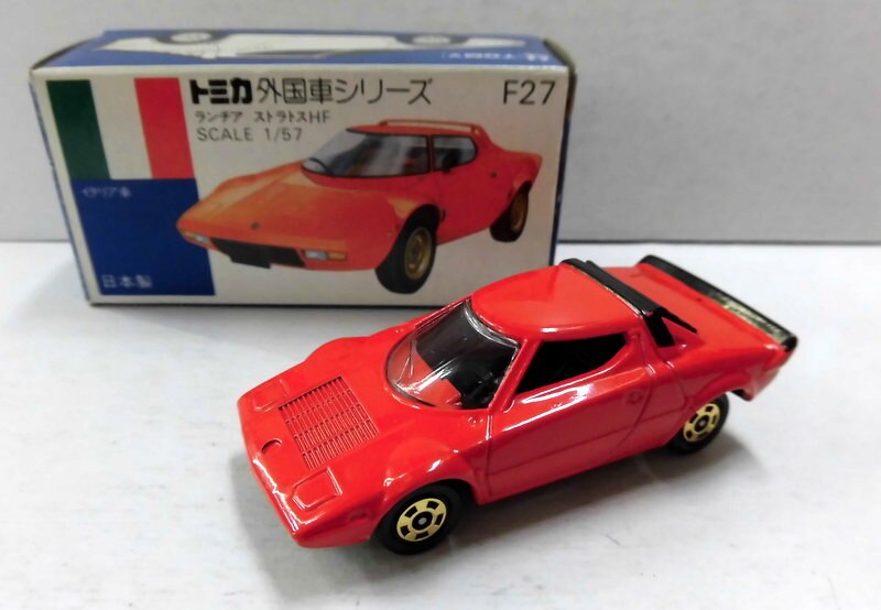 トミカF27 LANCIA STRATOS HF 日本製ミニカー TOMICA ミニカー