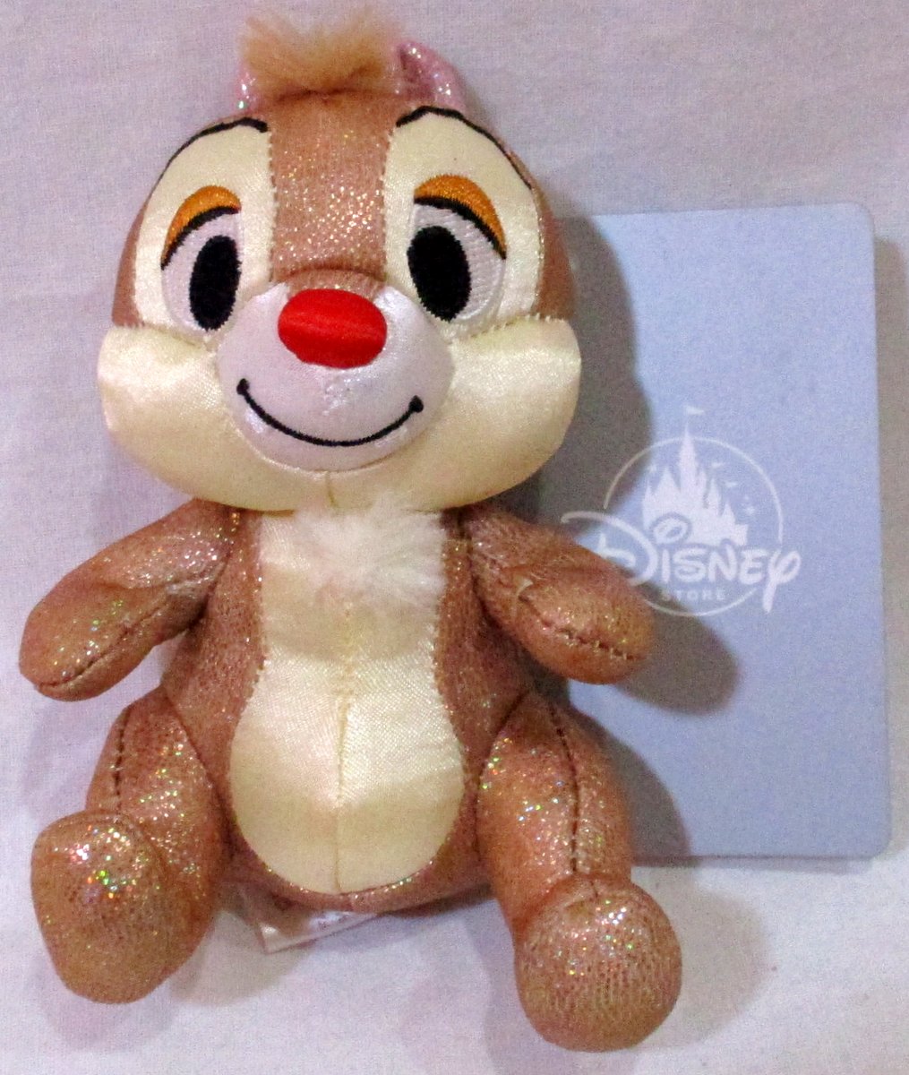 disneystoreplushstuffedtoykeychainglitterdale