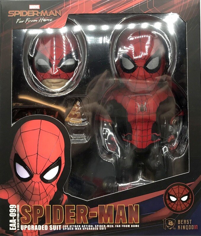 Beast-Kingdom USA  Spider-Man：Far From Home Spider-ManUpgraded Suit Egg  Attack Action Figure