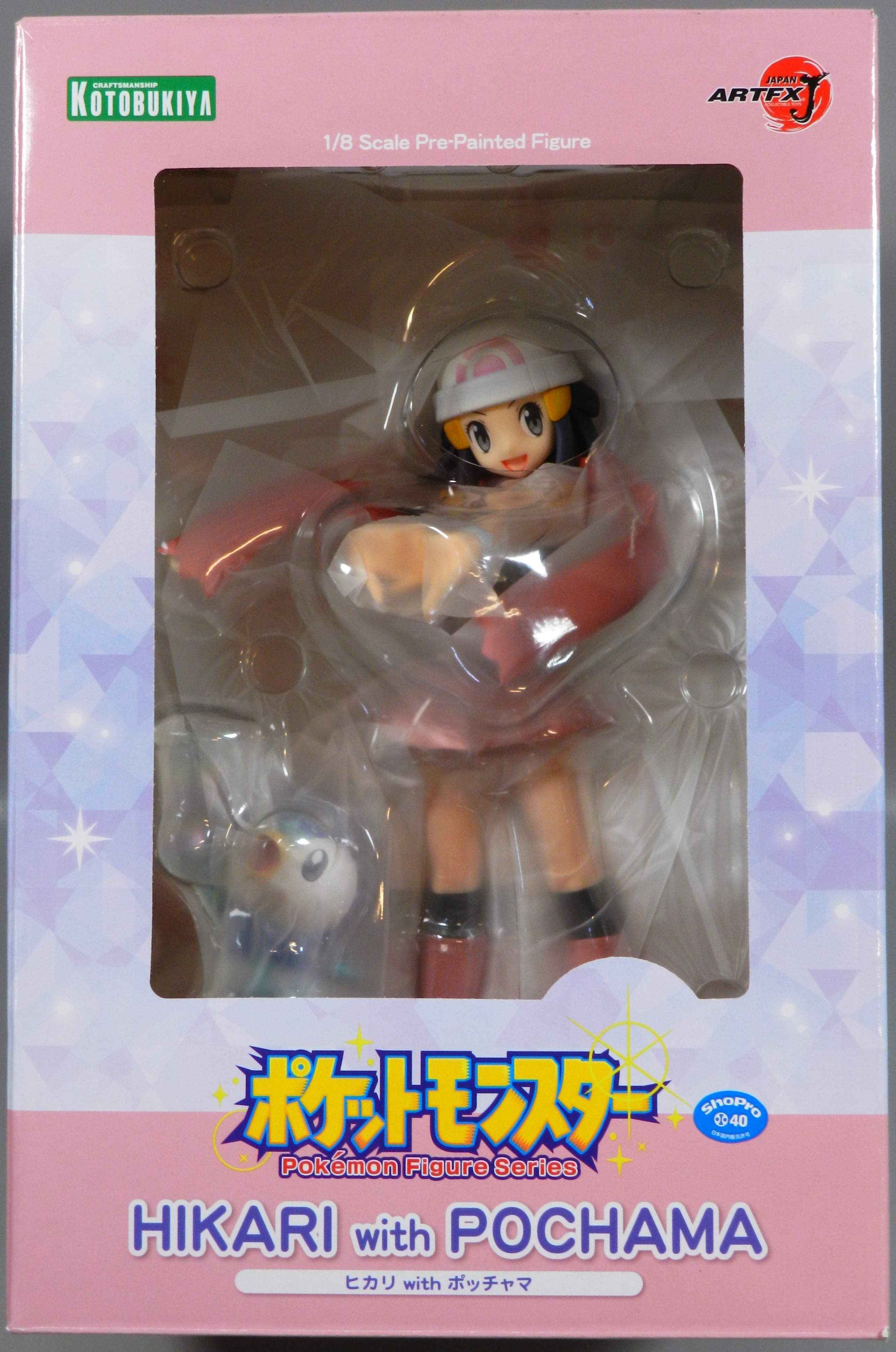 Kotobukiya ポケットモンスター Hikari with Pochama Pokémon HIKARI with POCHAMA ARTFX J STATUE｜Pokémon Series