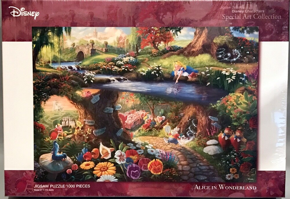 まんだらけ通販 テンヨー ディズニー ジグソーパズル Alice In Wonderland トーマス キンケード 1000ピース コンプレックスからの出品