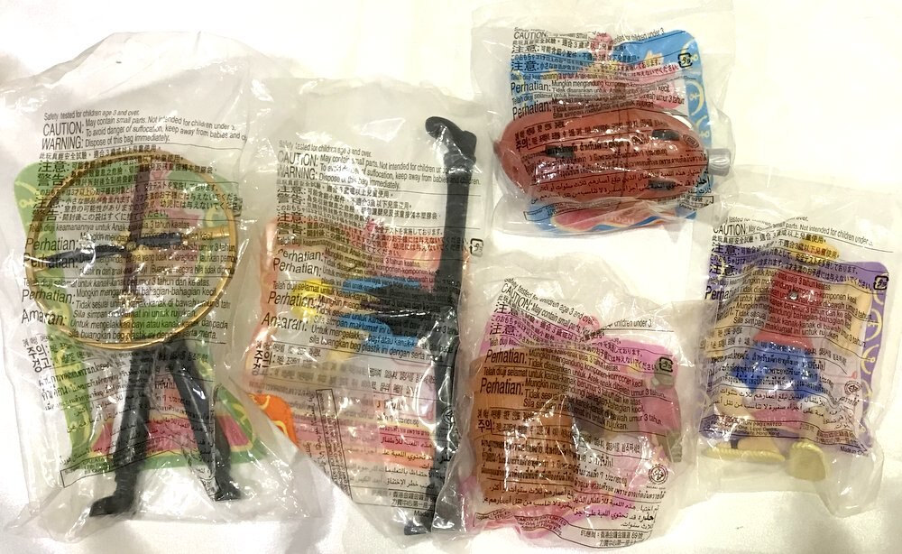 McDonald's One Piece Happy set Complete 5 Piece Set Mandarake Online Shop