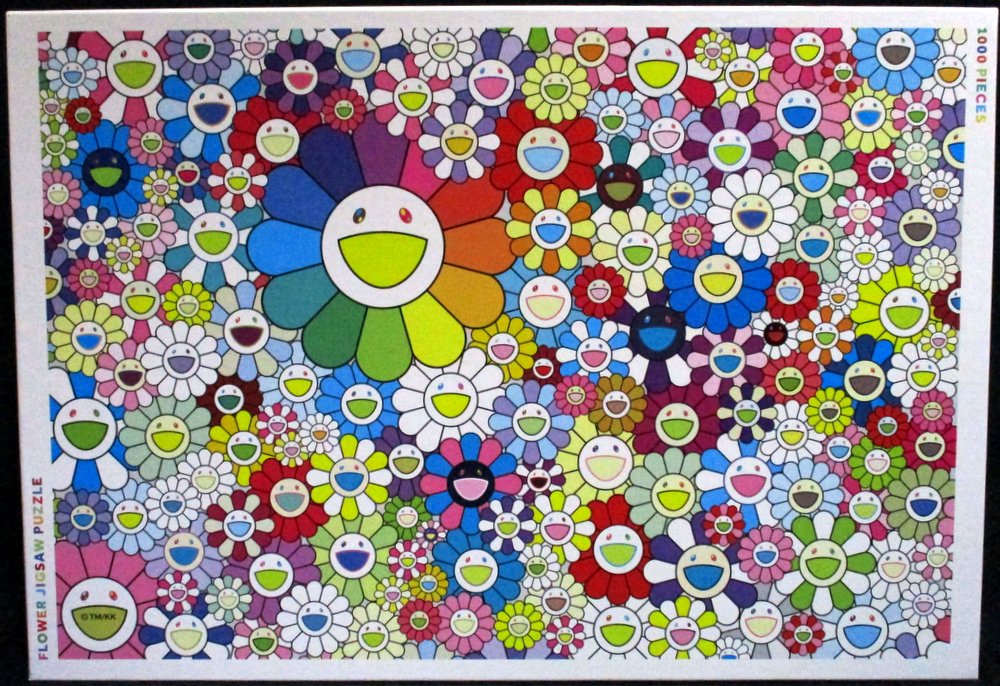 村上隆 Jigsaw Puzzle Murakami Flowers パズル | vrealitybolivia.com