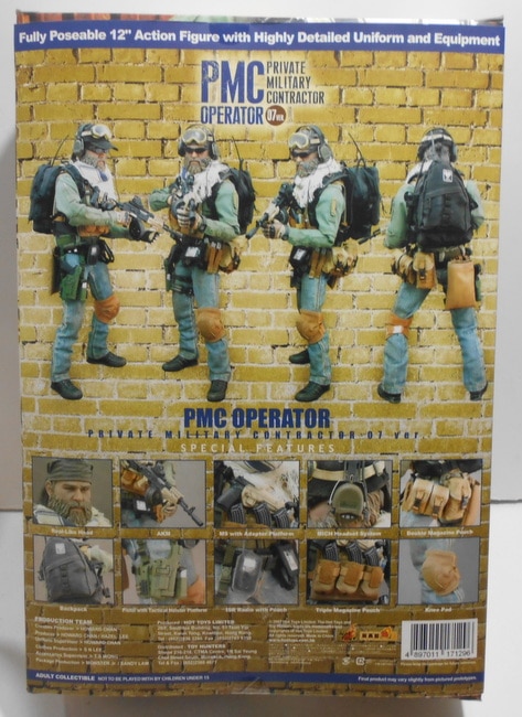 HOTTOYS HOTTOYS MILITARY PMC OPERATOR 07Ver PRIVATE MILITARY