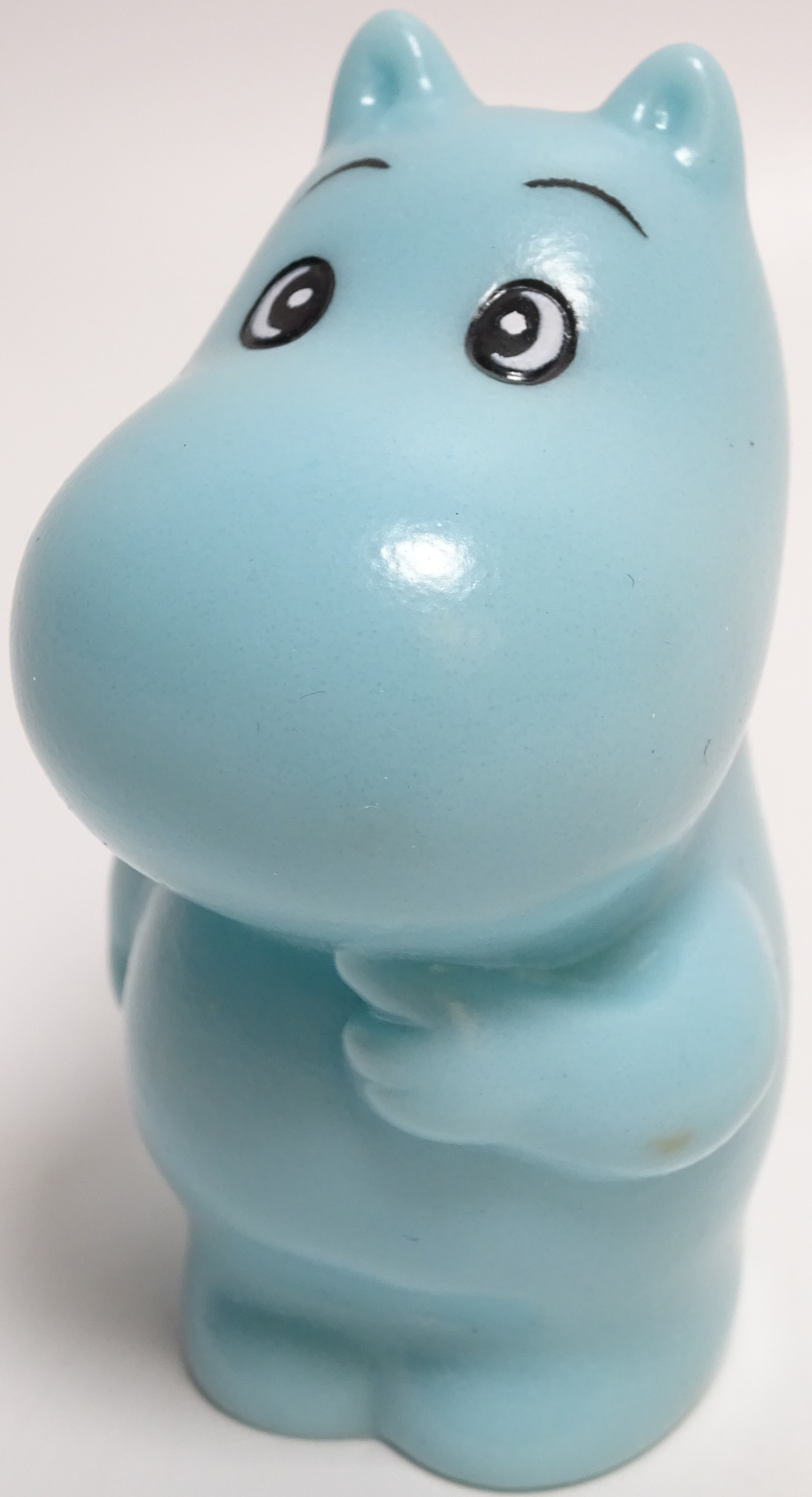 ズイヨー ソフビ人形 ムーミン(単品)水色 56mm 指人形セット
