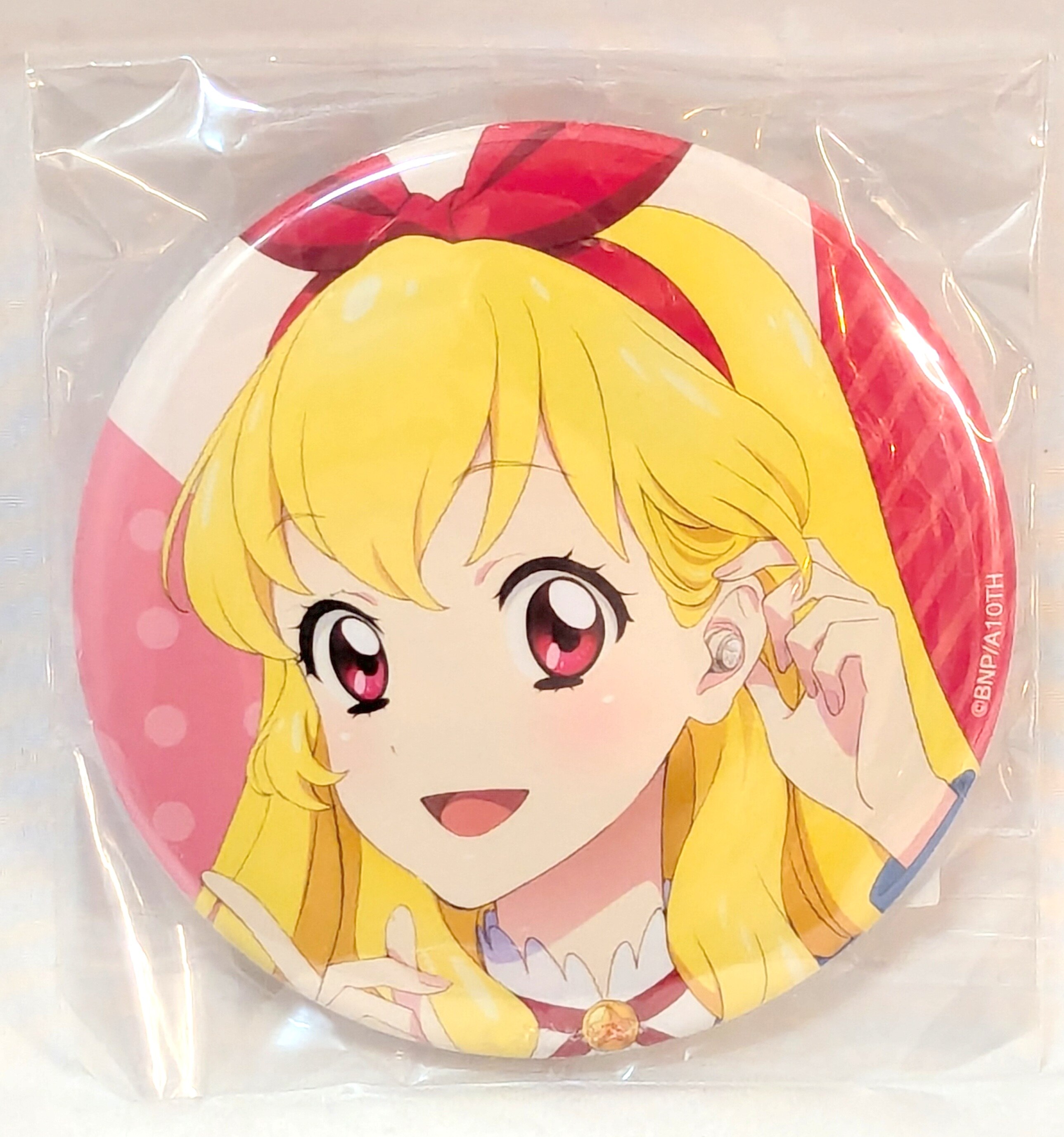 ONKYOコラボ缶バッジ アイカツ!10thSTORY ～未来へのSTARWAY～ 星宮いちご