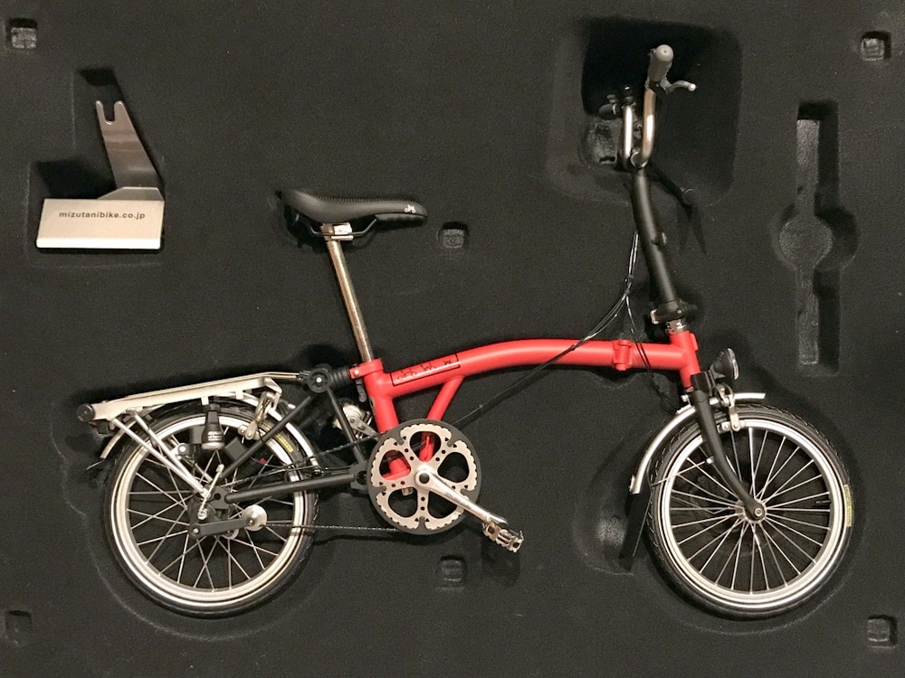 ミズタニ自転車 1/6 SCALE BICYCLE MODEL BROMPTON/レッド