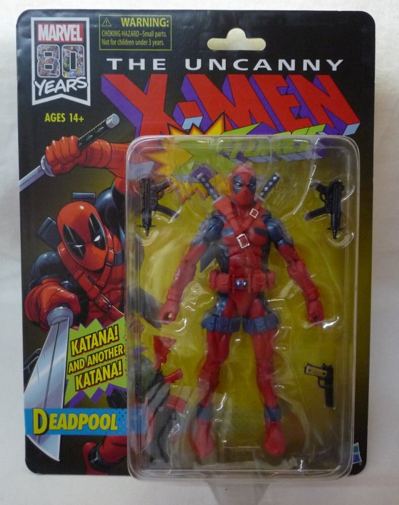 HASBRO THE UNCANNY X-MEN X-FORCE MARVEL 80 YEARS DEADPOOL inch