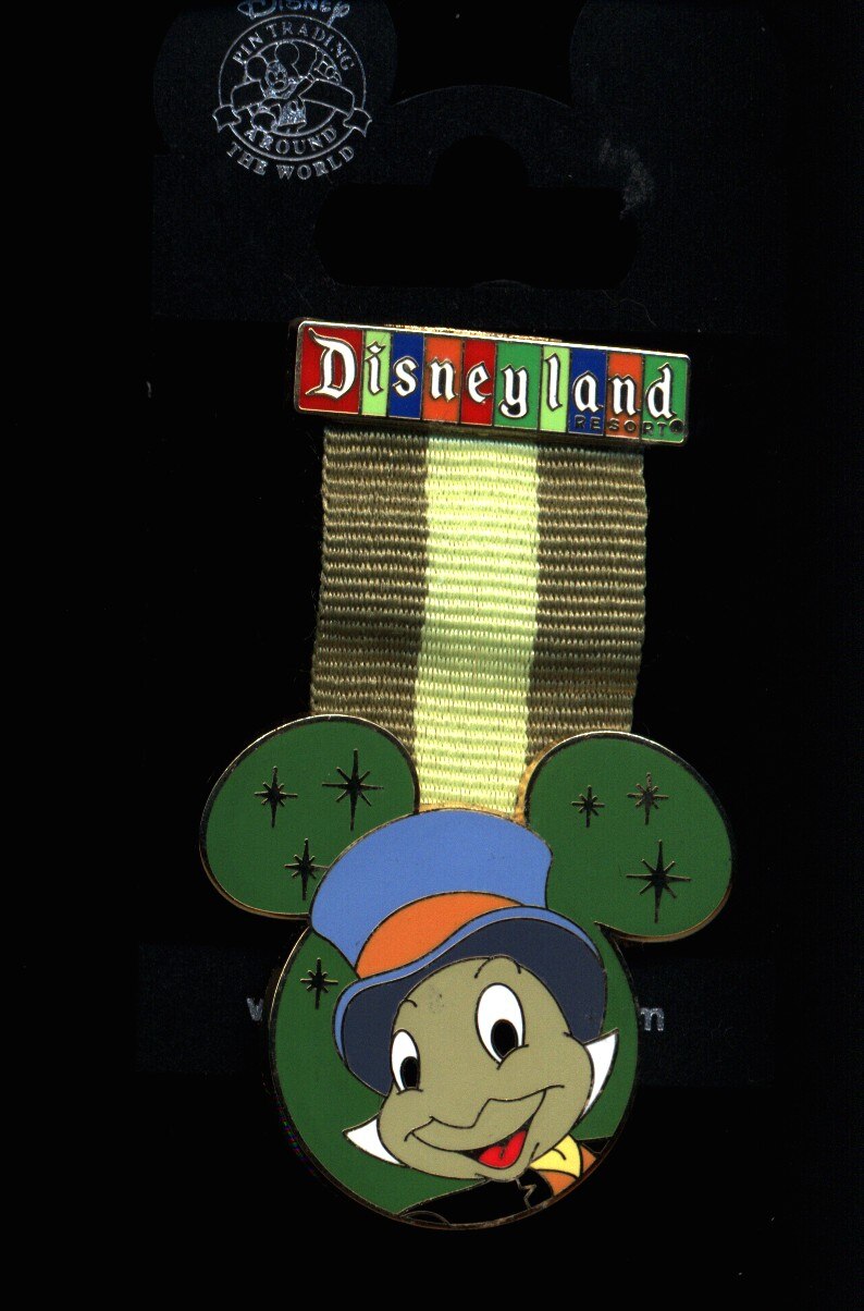 THE WORLD DISNEY Pins Jiminy Cricket (Medal style) Mandarake Online Shop