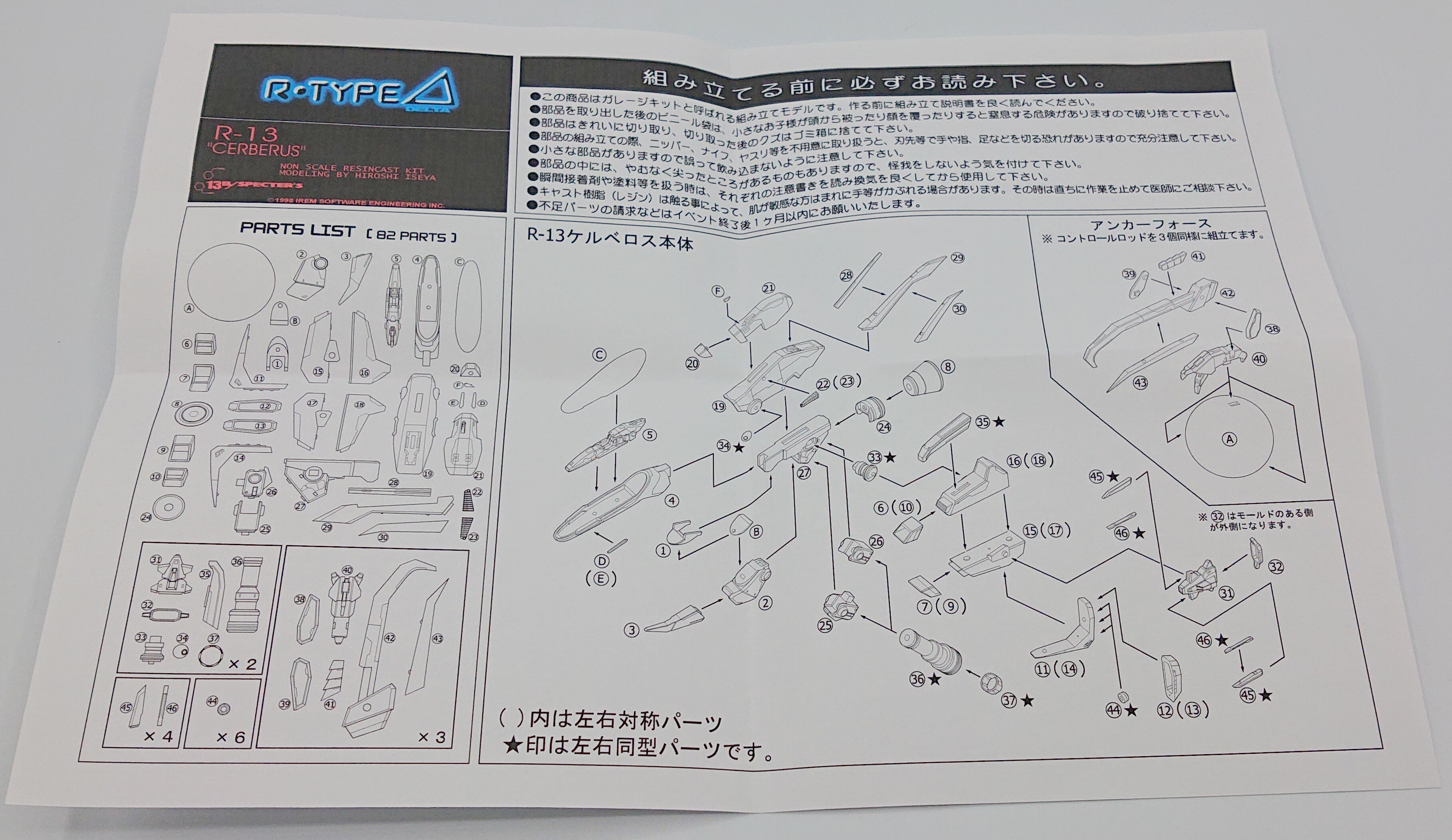 13b Specters R Typederuta Resin Cast Kit Original Mold Iyotanidaishi R 13 Cerberus Mandarake Online Shop