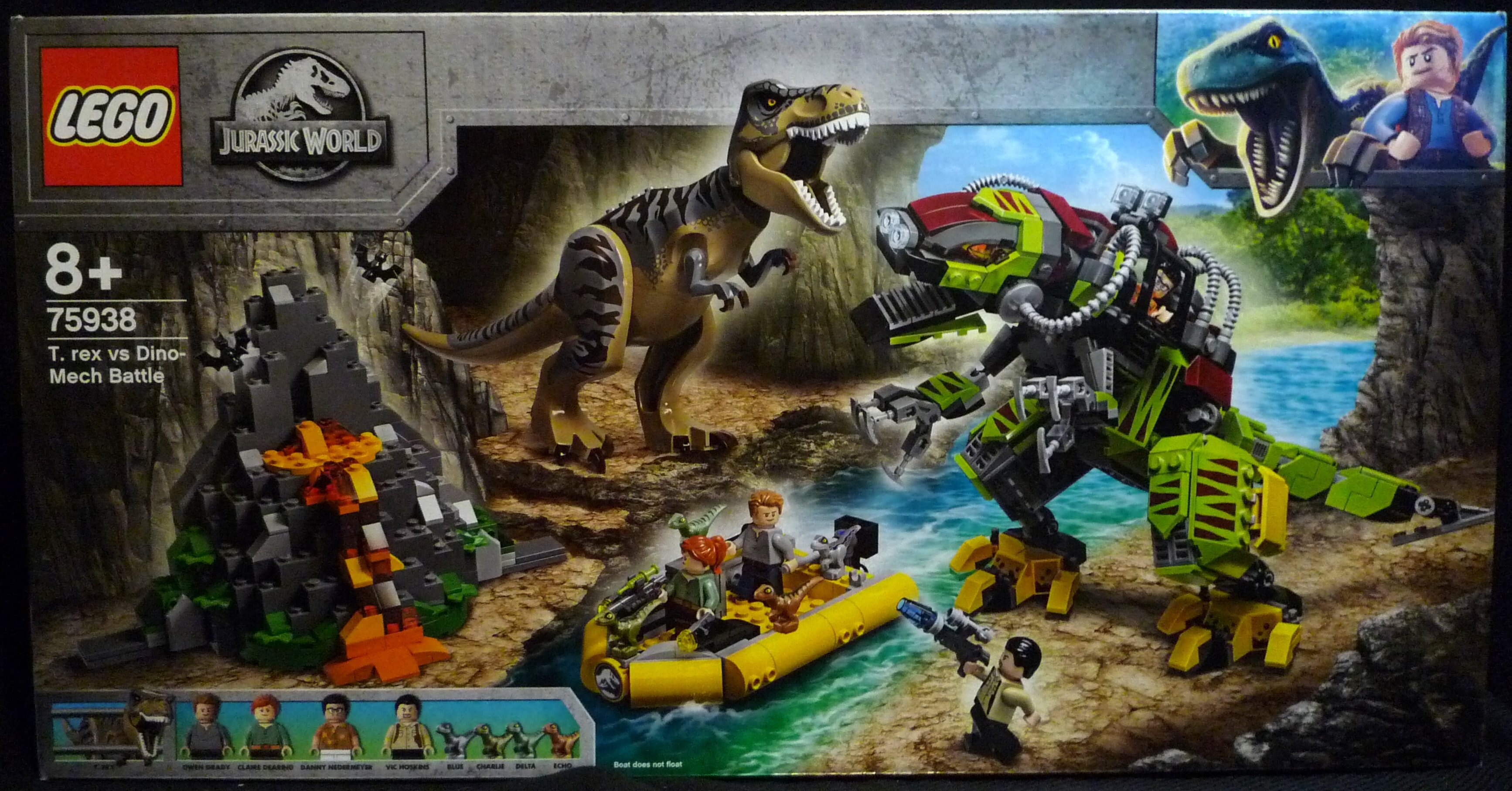 新品未開封 レゴ ジュラシックワールド T-レックス vs メカ恐竜 75938