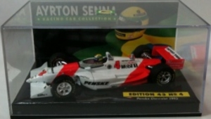 1/43 AYRTON SENNA Racing Car Collection Penske Chevrolet 1993 #4 No.4