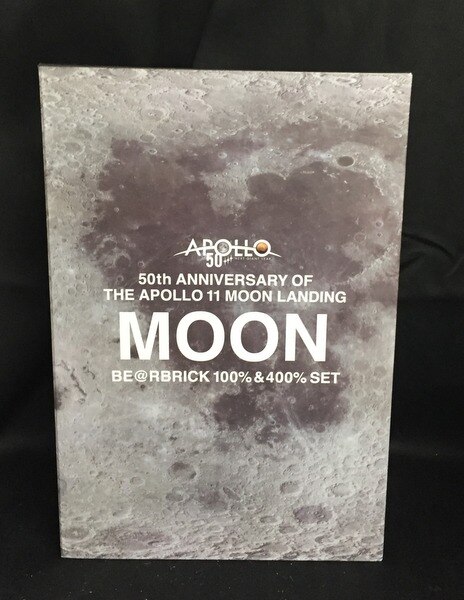 MEDICOMTOY Be@rbrick (Bearbrick) MOON 400 + 100% APOLLO11MOON