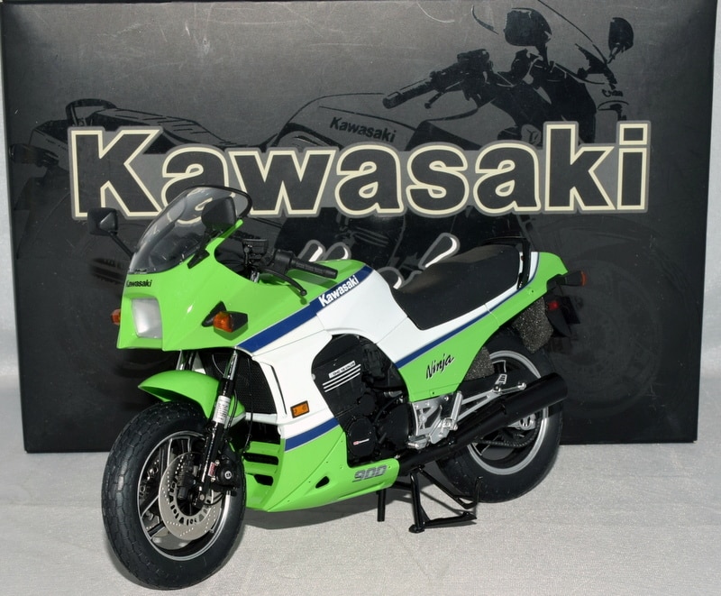 MILESTONE 1/12 WIT'S Kawasaki GPｚ900R NINJA/ライムグリーン/ポーラ