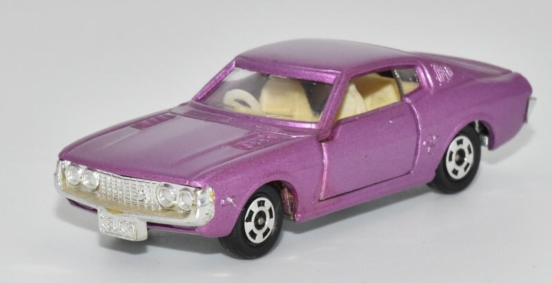 トミー トミカ黒箱日本製 トヨタ セリカ LB 2000GT 紫メタ/1Hホイール 