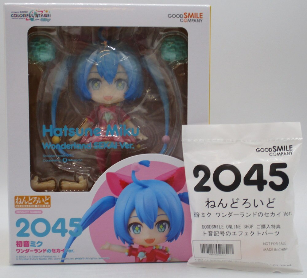 新品未開封 ねんどろいど 初音ミク ワンダーランドのセカイVer. 特典