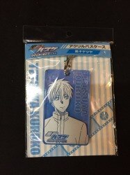 Acrylics holder for a commuter pass 