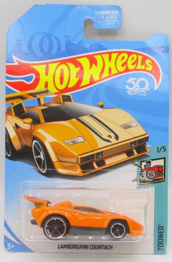 Mattel TOONED HOTWHEELS LAMBORGHINI COUNTACH (Orange) FJV70 | Mandarake  Online Shop