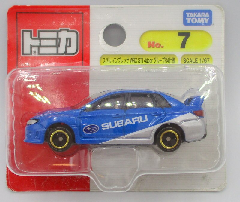 タカラトミー ブリスター トミカ スバル インプレッサ Wrx Sti 4door グループr4仕様 青メタ 7 まんだらけ Mandarake