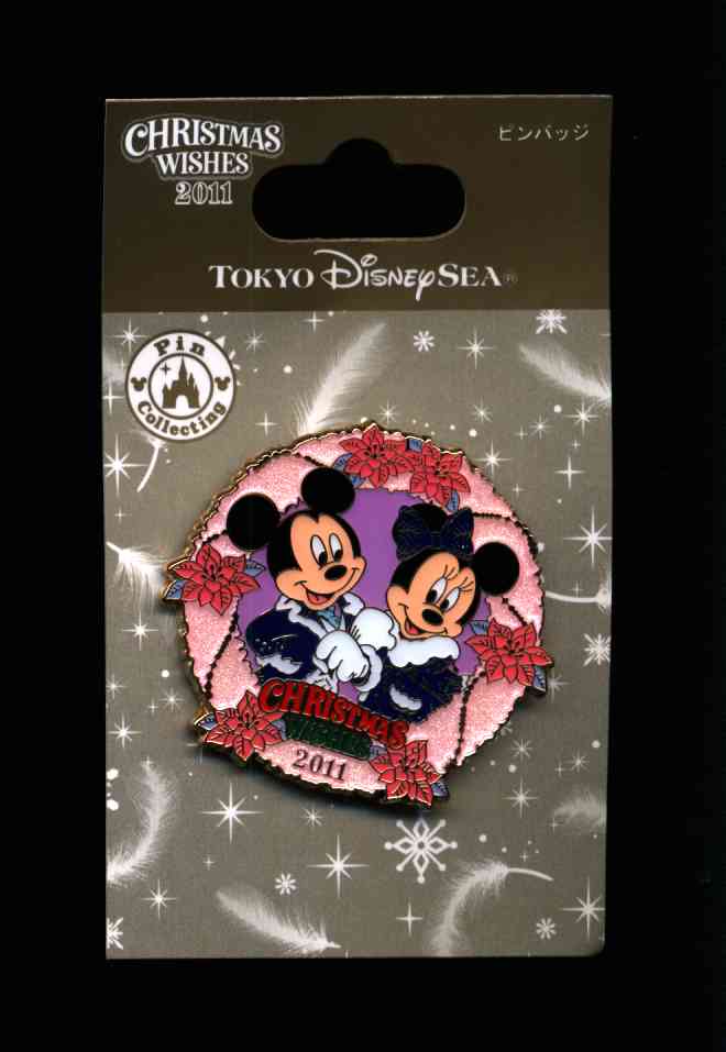東京ディズニーシー ピンバッジ ミッキー ミニー Christmas Wishes11 11 まんだらけ Mandarake