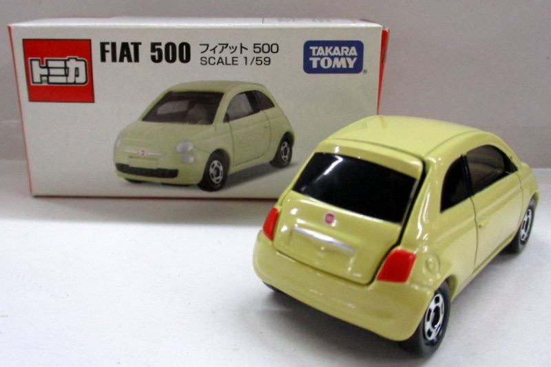 ＦＩＡＴ フィアット ミニカー ストラップ イエロー - ミニカー