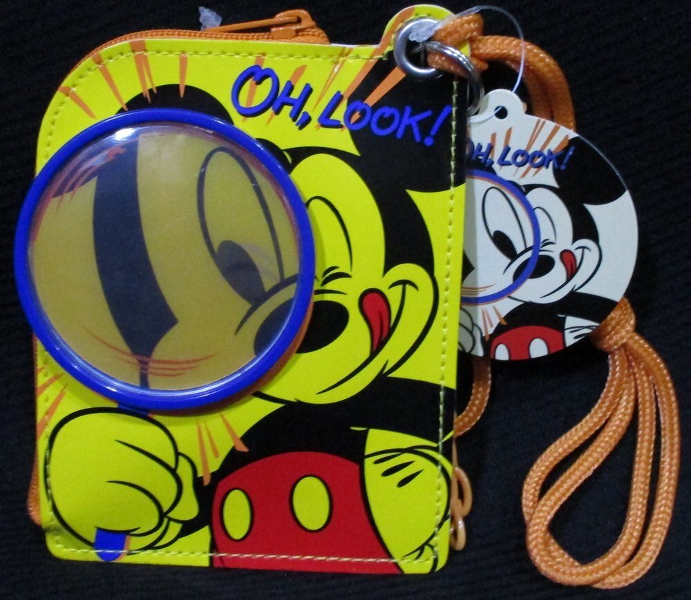 まんだらけ通販 東京ディズニーリゾート Disney パスケース ミッキー 黄 虫メガネ コンプレックスからの出品