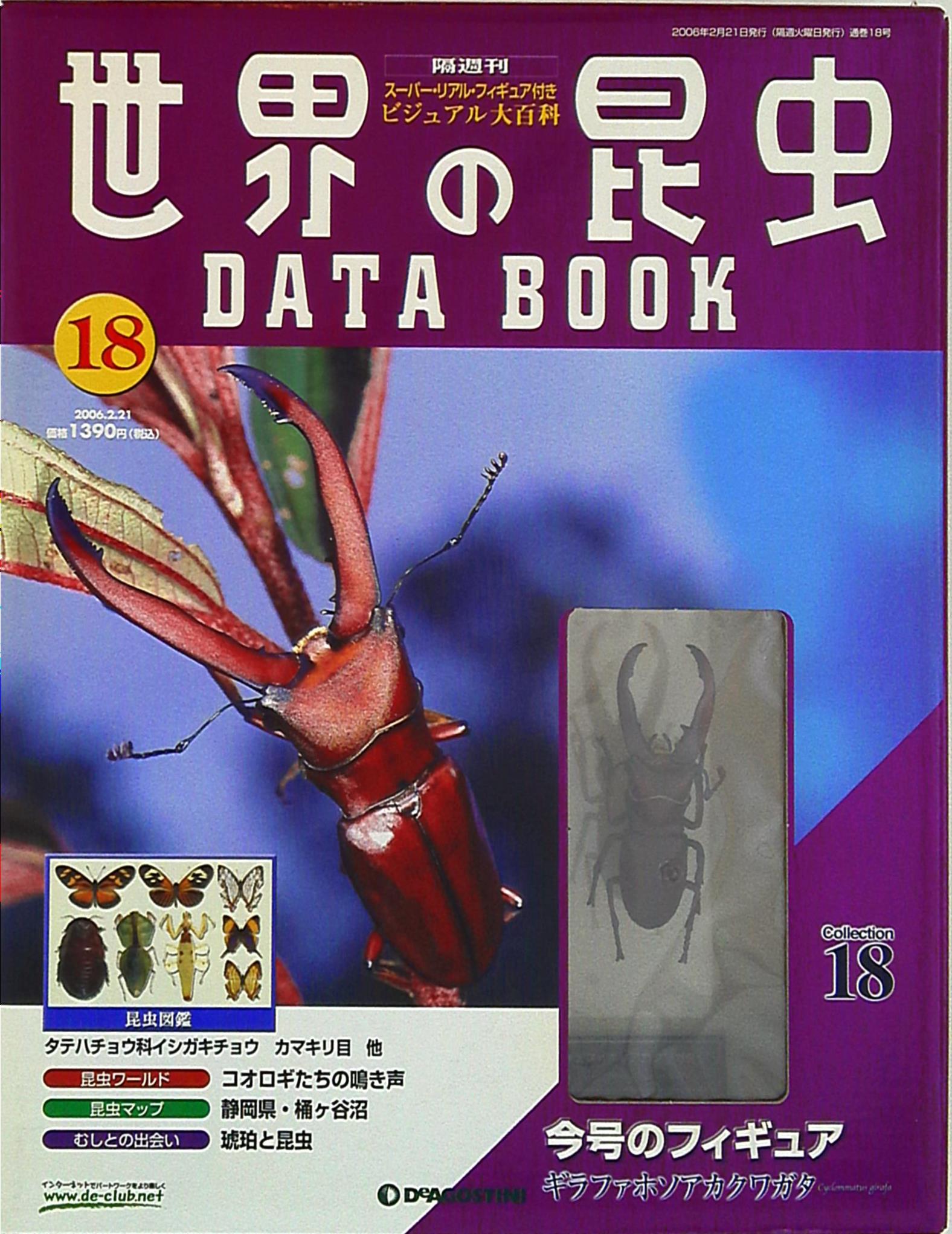 デアゴスティーニ 世界の昆虫データブック/DATA BOOK ギラファホシアカ