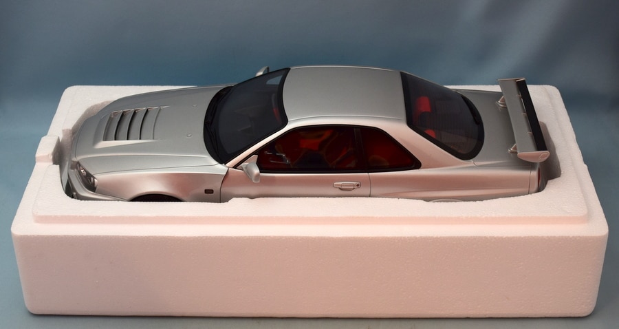 Kyosho 1/12 SAMURAI NISMO R34 GT-R Z-TUNE Silver 12005S Kyosho 1/12 SAMURAI NISMO R34 GT-R Z-TUNE Silver 12005S