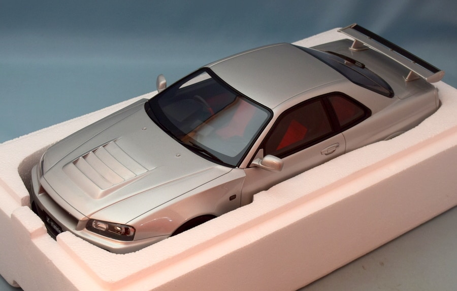 Kyosho 1/12 SAMURAI NISMO R34 GT-R Z-TUNE Silver 12005S Kyosho 1/12 SAMURAI NISMO R34 GT-R Z-TUNE Silver 12005S