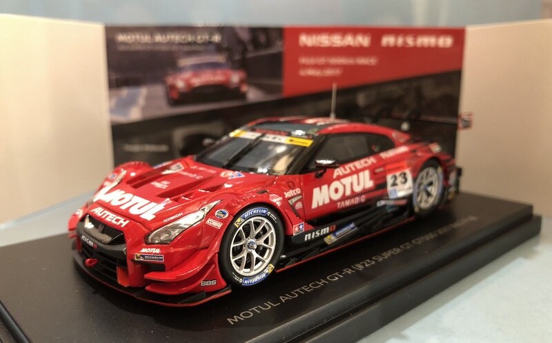 オンラインショップ 1/43 ミニカー MOTUL 2017 KWAM122207 GT-R AUTECH 