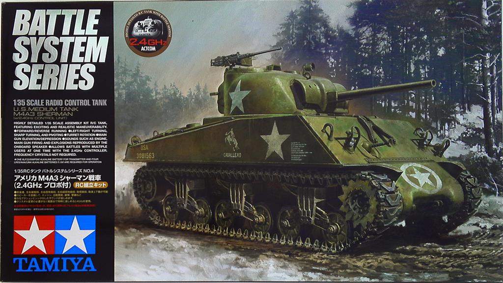 Rc Us Med Tank M4A3 Sherman