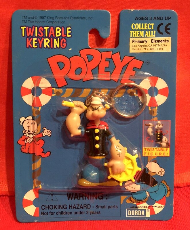 Dorda Twistable Keyring Popeye Steering Wheel Mandarake 在线商店