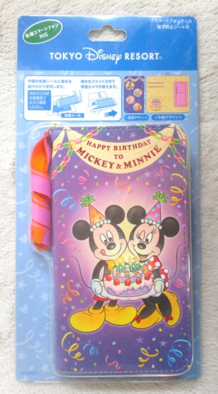 東京ディズニーリゾート スマートフォンケース 落下防止シート付 ミッキー ミニー 誕生日19 まんだらけ Mandarake