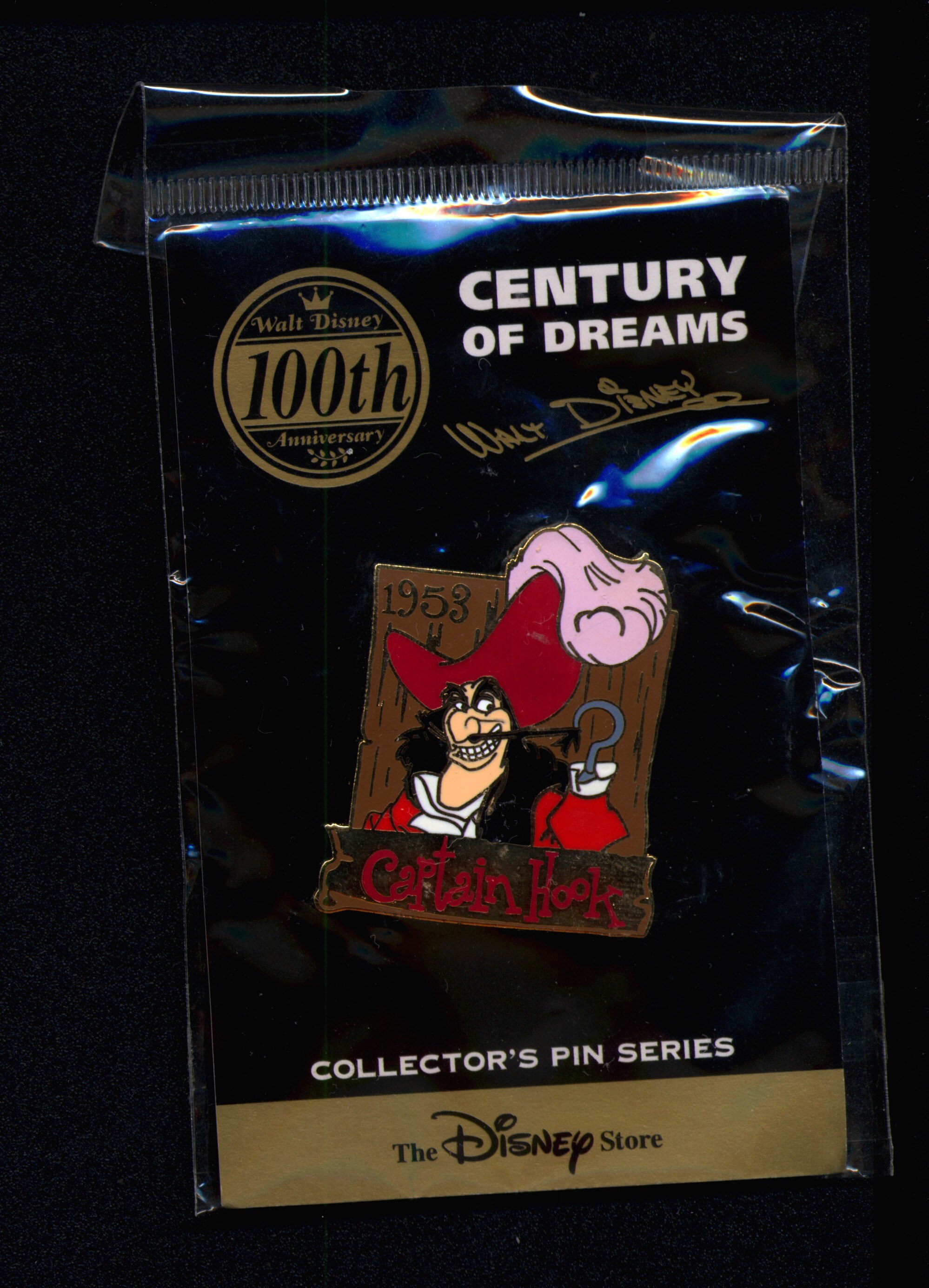 ディズニーストア Century Of Dreams ピンバッジ フック船長 1953 まんだらけ Mandarake