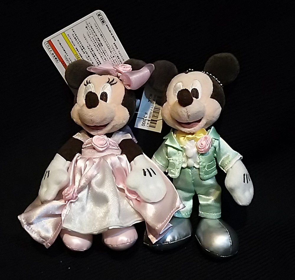 東京ディズニーランド ぬいぐるみバッジ ミッキー ミニー ウェディング まんだらけ Mandarake