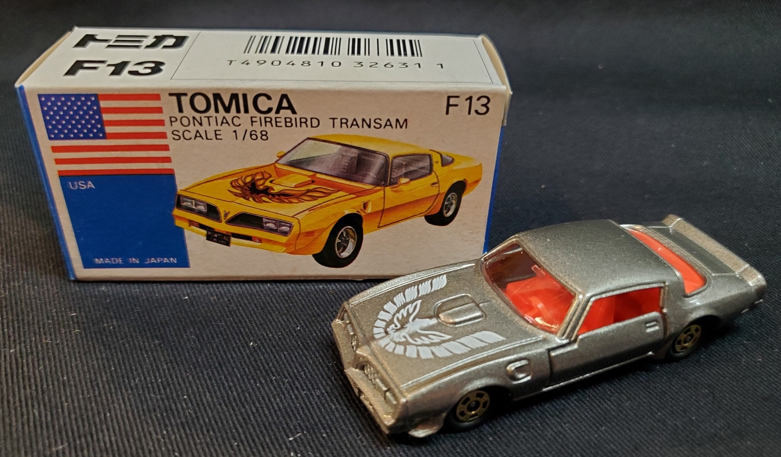 安い本物トミカ F13 PONTIAC FIREBIRD TRANSAM ポンティアック ファイヤーバード 1978年 TOMICA 青箱 保管品 乗用車